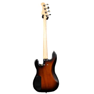 Used Sadowsky MetroLine 21-fret Hybrid P/J Bass, Swamp Ash Body, 4-string - Almond Sunburst Transparent Satin image 4