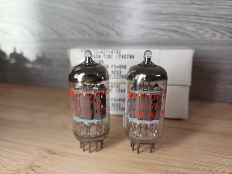 Perfect NOS NIB "INDIAN MULLARD" BEL ecc83 12AX7 WA matched pair SAME CODE ! Made in India EXTRA STRONG  Great preamp tubes, Orange Hiwatt Marshall image 1