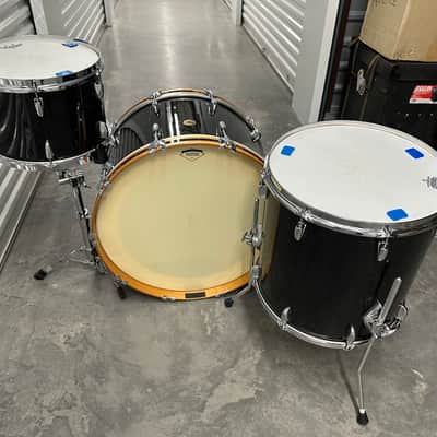 Gretsch Broadcaster 2016 - Black and gold sparkle image 1