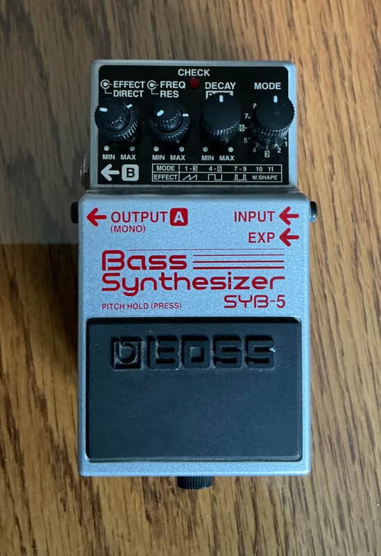 Boss SYB-5 Bass Synthesizer 2004 - Present - Silver image 1