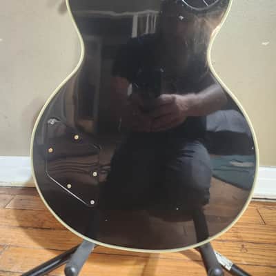 Electra 2242 Les Paul Custom Copy Pre Lawsuit Early 70's Tuxedo Black MIJ with Sperzel Tuners image 6
