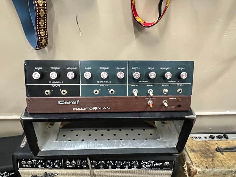 Danelectro Coral Californian Head Cabinet and Preamp Chassis 1960s image 1