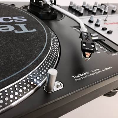 Technics SL-1200MK5 Black with Original Box, Vestax Mixer, Cartridge and Technics Spin Clock image 9