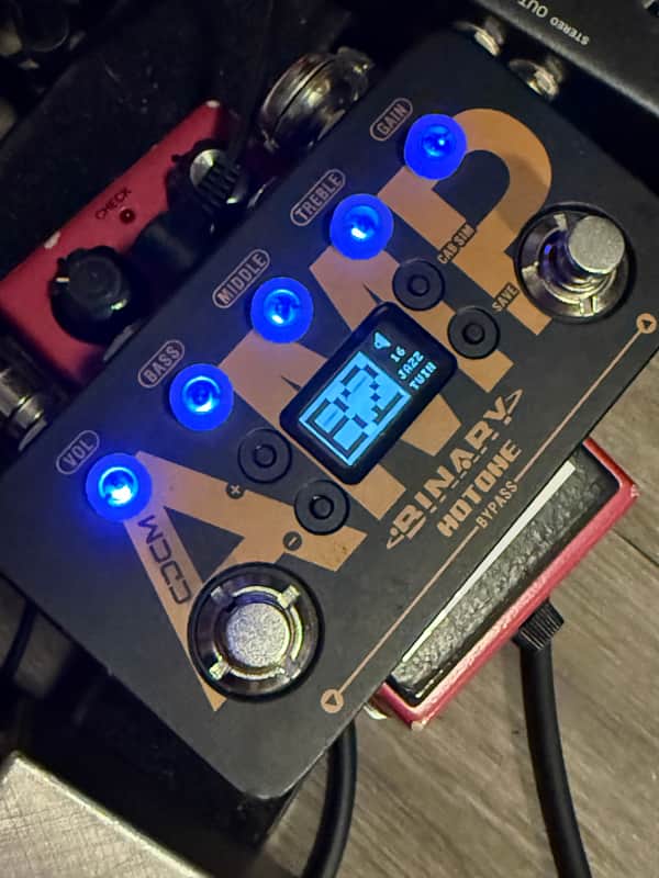 Hotone Binary Amp Simulator 2018 - Black/Gold image 1