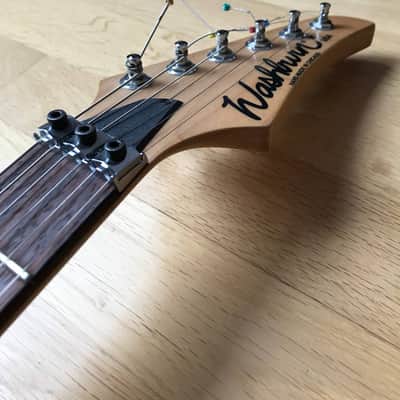 Washburn Mercury MG-104 Prototype 1992 Vintage Sunburst image 6