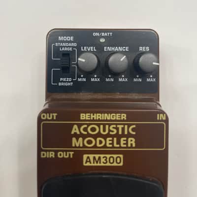 Behringer AM300 Acoustic Modeler Simulator Guitar Effect Pedal image 2