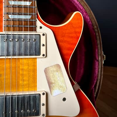 2013 Gibson Les Paul Joe Walsh 1960 Murphy Aged Tangerine image 8