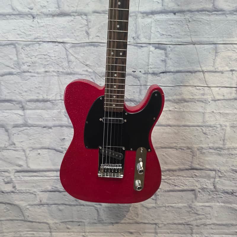 Fender Squier Telecaster "Partscaster" Red Sparkle image 1
