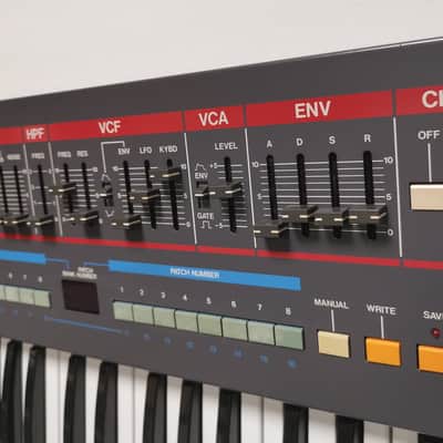 Roland Juno-106 61-Key Programmable Polyphonic Synthesizer 1984 - 1985 - Black *Serviced/overhauled/great condition* image 8