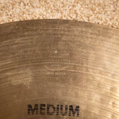 Zildjian 16" CO Stamp Medium Crash Cymbal 1173g image 6