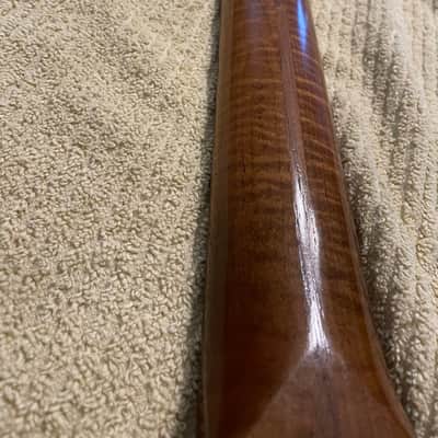 Allparts Roasted Maple Tele Neck Highly Flamed Fender Licensed Telecaster Neck 2019 - Roasted Maple image 9