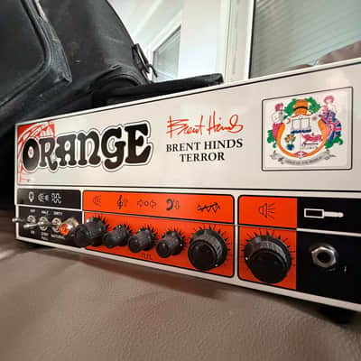 Orange Brent Hinds Terror 2-Channel 15-Watt Guitar Amp Head 2018 - 2019 - White image 2