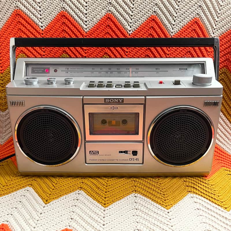 Sony Boombox - Early 80’s Made in Japan 🇯🇵! - Beautiful Machine! - Onboard Mics for Recording and Lines Out! - image 1