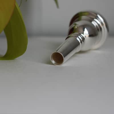 Schilke 52D Large Shank Trombone Mouthpiece - Silver plated image 4