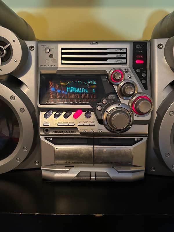 JVC MX-GT90 Compact Stereo Cd/ Cassette/ Radio Vintage Late 90's