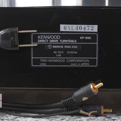 KENWOOD KP-990 Quartz Direct Drive Player in Good Condition image 22