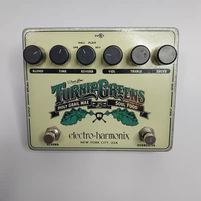 Electro-Harmonix Turnip Greens Overdrive and Reverb 2 in 1 Pedal image 2