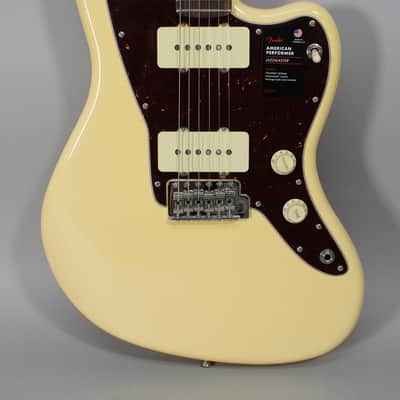 2022 Fender American Performer Jazzmaster In Vintage White Finish w/OSSC image 2