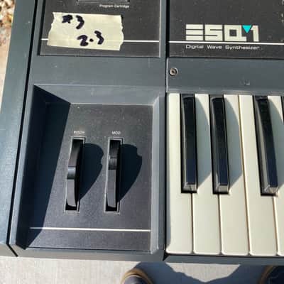 Vintage Ensoniq ESQ-1 Wave Synthesizer 1987 - Black image 4
