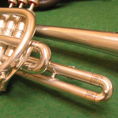 H.N. White American Standard Silver Cornet 1932 - Excellent! - Case and H.N. White 3 Mouthpiece image 5