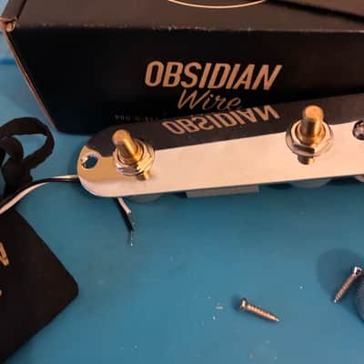 ObsidianWire Telecaster Vintage 3-Way Control Plate - Chrome image 3