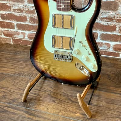 Ronin Foil Bucker Type-S 2020 Goldburst W/ Magic Button & Neck Coil Tap. Upgraded Swamp Ash Body NEW (Authorized Dealer) image 5