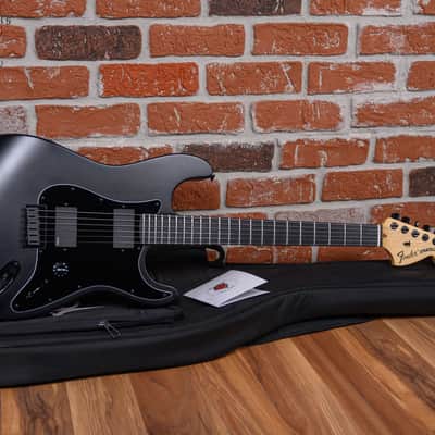 Immagine Fender Jim Root Stratocaster Flat Black 2019 w/Gigbag - 2