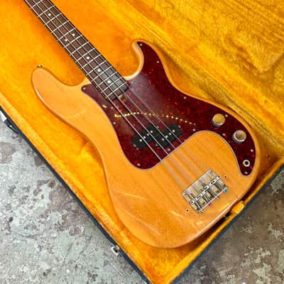 Greco “Gneco” Electric Precision Bass  c 1974 - Natural original vintage MIJ Japan Matsumoku image 2
