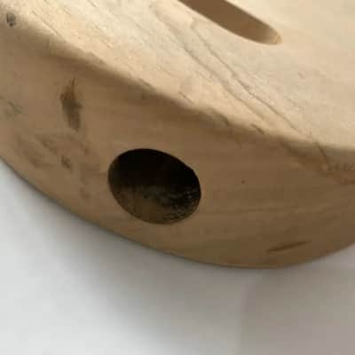 Lefty Tele Style Guitar Basswood Body, String Through image 7