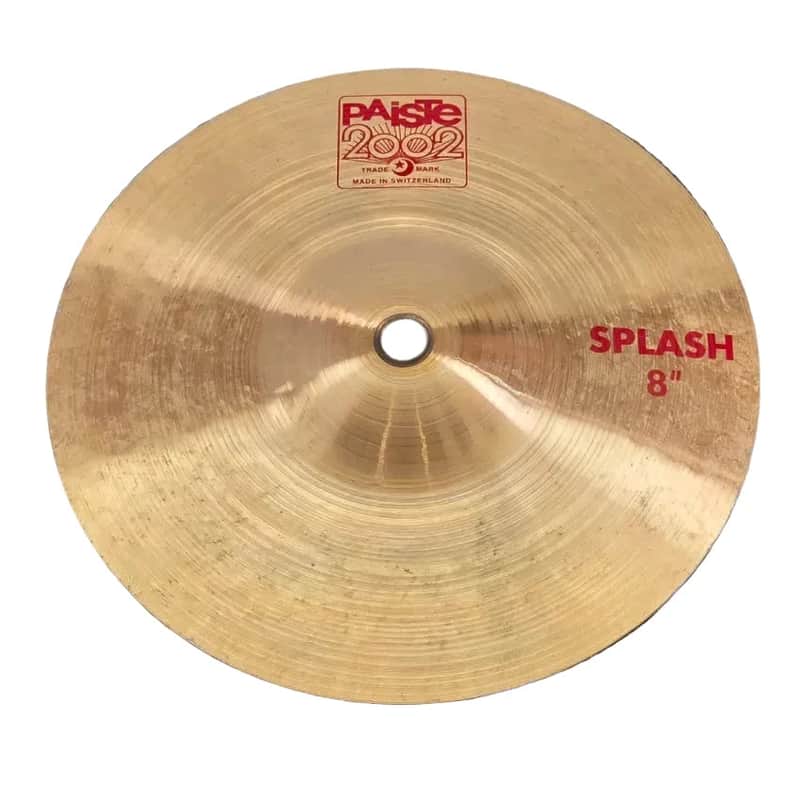 Used Paiste 2002 Splash Cymbal 8" - Fair image 1