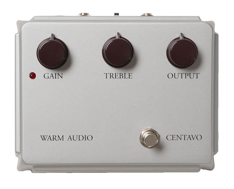 Warm Audio WA-CVLTD Centavo Limited Edition Silver Overdrive Pedal PROAUDIOSTAR image 1