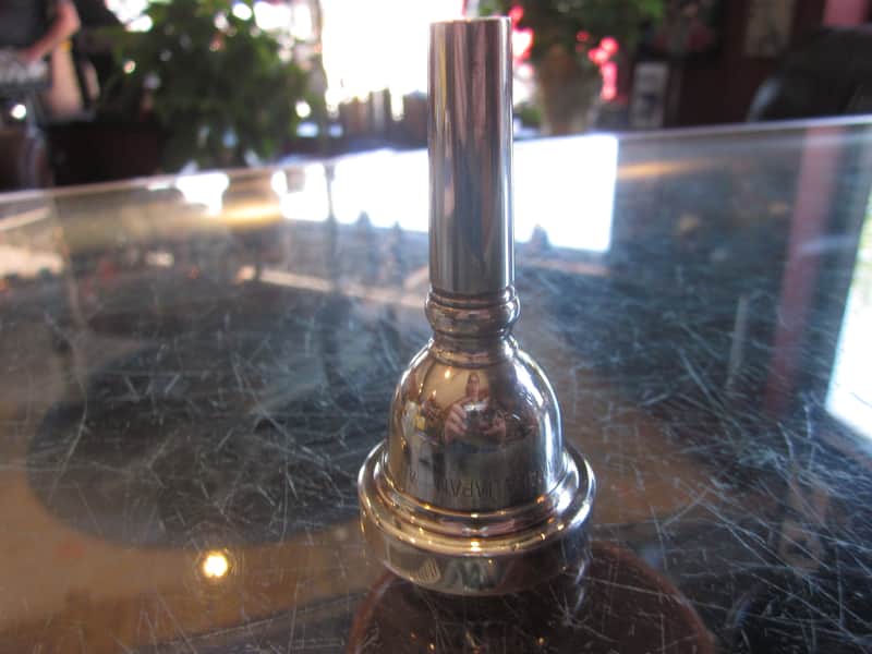Yamaha SL-48S Trombone Mouthpiece - Etched image 1