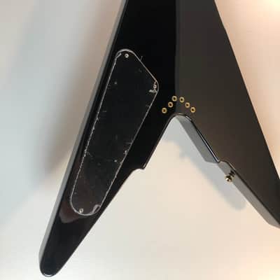 Harley Benton Victory Plus BK Deluxe "V" Style Guitar with Gold Hardware  2022 image 8