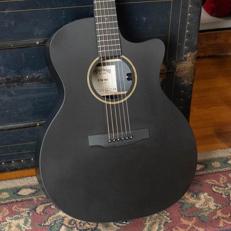 Martin GPC-X1E All Black HPL Grand Performance Cutaway Guitar w/Martin E1 Electronics #1604 image 1