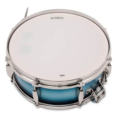 Slingerland Radio King Snare Drum, 5.5x14", Blue & Silver Lacquer image 5
