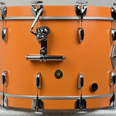 Gretsch 22/13/16/5.5x14" Broadkaster Vintage-Build Drum Set - Exclusive Satin Cameo Coral imagen 21