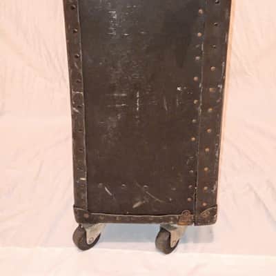 UNMARKED EQUIPMENT CARRY CASE ON WHEELS - BLACK ABS PLASTIC - FREE SHIP TO C-USA! image 3