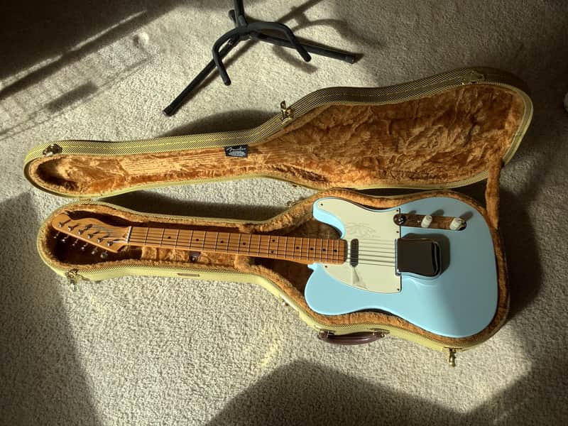 Fender Vintera '50s Telecaster with Maple Fretboard 2019 - Present - Sonic Blue image 1