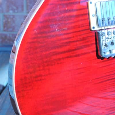 Paul Reed Smith Santana III 2001 Ruby Red with Birds image 2