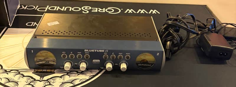 PreSonus Bluetube v2 Dual-Channel Mic / Instrument Preamplifier 2010s - Blue image 1