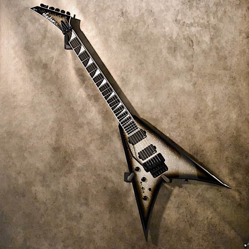 Jackson Left Handed USA Custom Shop KV2-King V 2018 Silver Sparkle
