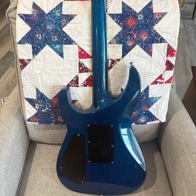 Jackson SL27 EX Wildcard Series Soloist Archtop Extreme 2020 - Blue Sparkle image 3