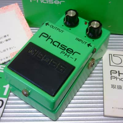 1979 Boss PH-1 Phaser w/ Original Box & Manual / MIJ Made in Japan (Black Label) image 1