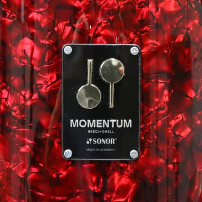 Sonor Momentum Beech Drum Kit 20-12-14in - Red Pearl image 5