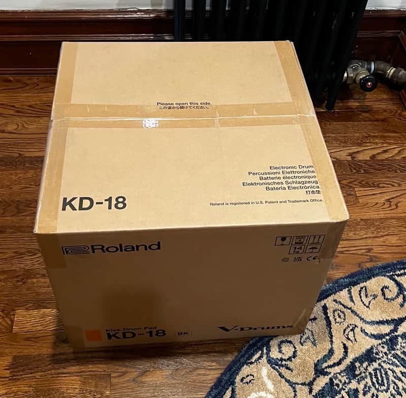 Roland KD-18 BK 18" Bass Drum 2010s - Black image 1