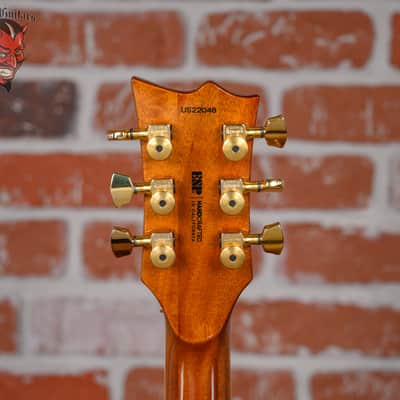 ESP USA Custom Shop Eclipse FR Flame Maple Top Lime Burst 2022 w/OHSC image 10