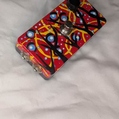 ZVEX Super Hard On SHO – NAMM 2007 Starry Night Red – Hand Painted – 4 of 6 image 6
