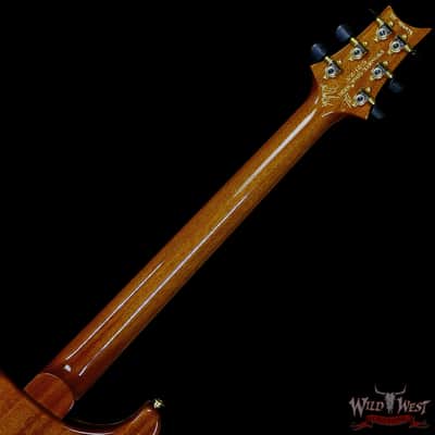 Paul Reed Smith PRS Private Stock # 11320 Custom 24 Piezo Stoptail Burl Maple Top Madagascar Rosewood Fingerboard Bahamian Blue 7.95 lbs image 5