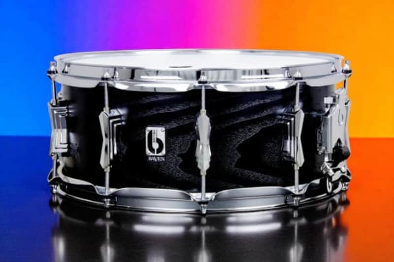 British Drum Co. Raven 14"x6" Snare Drum - Maple/Cherry, Handcrafted UK image 1