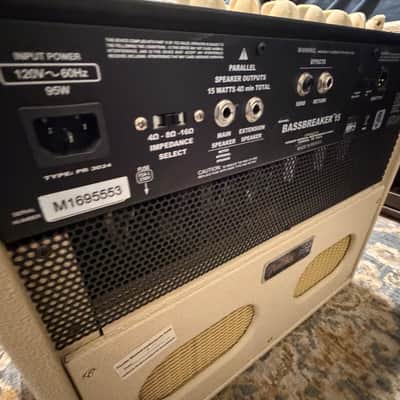 Fender Bassbreaker 15 Limited Edition 15-Watt 1x12" Guitar Combo 2010s - Blonde image 2